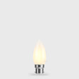 2W Candle LED Bulb B22 Frost in Warm White - LiquidLEDs™ - Candle Bulbs