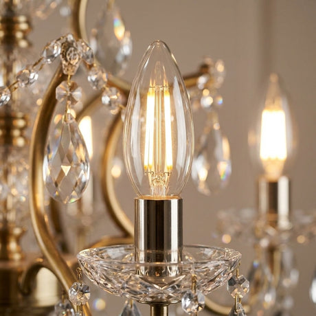 4.2W Candle LED Bulb E14 Clear in Warm White