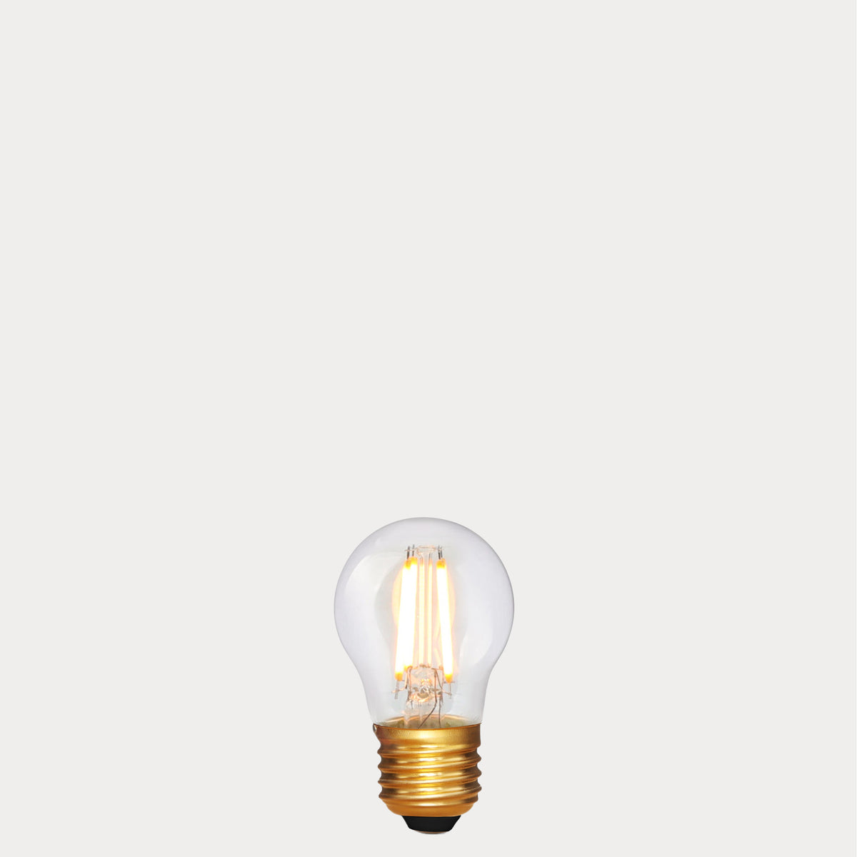 4W Fancy Round LED Bulb E27 Clear in Extra Warm
