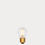 4W Fancy Round LED Bulb E27 Clear in Extra Warm