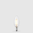 4W 12 Volt DC Candle LED Bulb E14 in Warm White - LiquidLEDs™ - Candle Bulbs