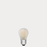 4W 24 Volt DC Fancy Round LED Bulb Frost E27 in Warm White