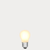 4W 24 Volt DC Fancy Round LED Bulb Frost E27 in Warm White
