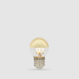 4W Fancy Round Gold Crown LED Bulb E27 - LiquidLEDs™ - Mirror Crown Bulbs