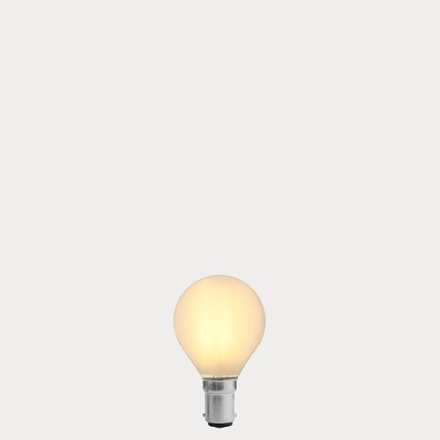 4W Fancy Round LED Bulb B15 Frost in Warm White - LiquidLEDs® - Fancy Round