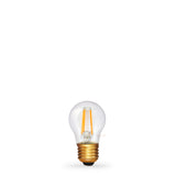 4W Fancy Round LED Bulb E27 Clear in Extra Warm - LiquidLEDs™ - Fancy Round