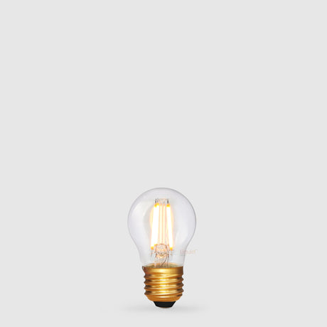 4W Fancy Round LED Bulb E27 Clear in Extra Warm - LiquidLEDs™ - Fancy Round