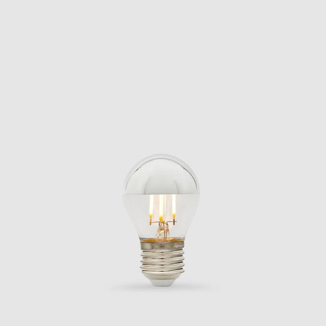 4W Fancy Round Mirror Crown LED Bulb E27 - LiquidLEDs™ - Mirror Crown Bulbs