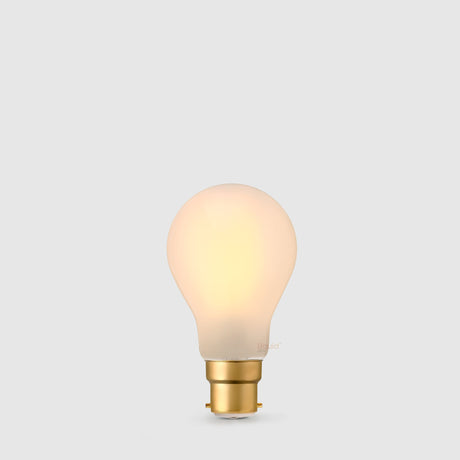 6.5W GLS LED Bulb B22 Frost in Extra Warm - LiquidLEDs™ - Traditional Bulbs