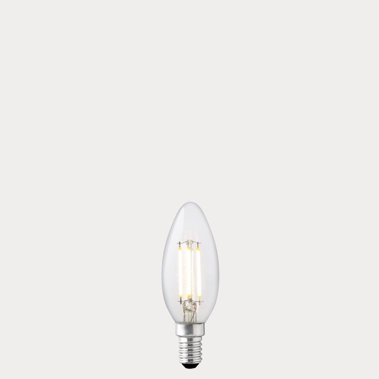 4W 24 Volt DC Candle LED Bulb E14 in Natural White