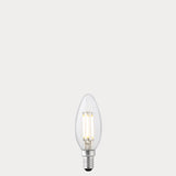 4W 24 Volt DC Candle LED Bulb E14 in Natural White