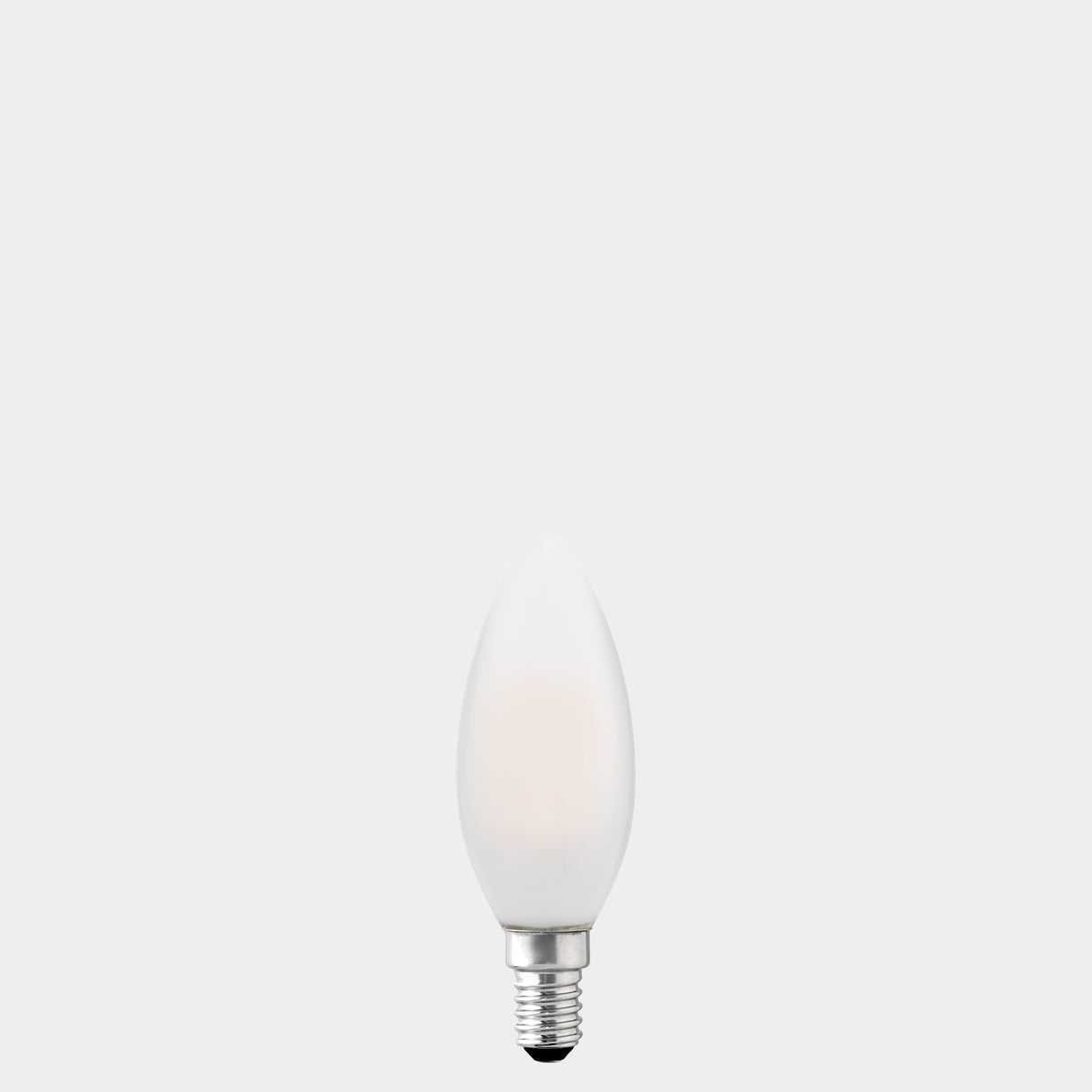 4W 24 Volt DC Candle LED Bulb E14 Frost in Warm White