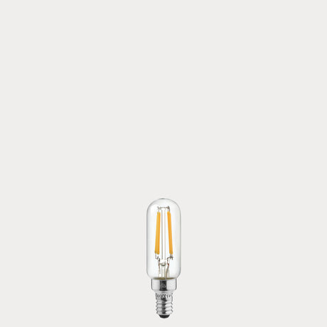 4W Tubular LED Bulb E12 Clear in Warm White