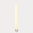 Dulora 4W Long Tube LED Bulb E27 Porcelain in Warm White glowing softly along the length of the porcelain tube