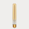 Dulora 4W Vintage Tubular Long LED Bulb E27 Amber in Ultra Warm White single filament glowing ultra warm white 2000K