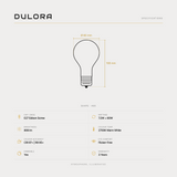 7.2W GLS LED Bulb E27 Clear Warm White (F7.227-A60-C-27K) specifications