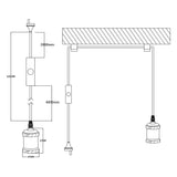 The Monad | Plug-In Dimmer Pendant (Matte Black)