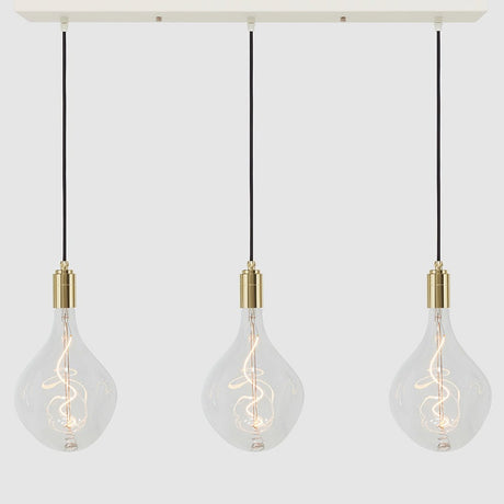 Linear Three Light Pendant + Designer 180mm Clear - LiquidLEDs™ - Ceiling Lights