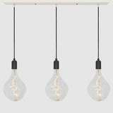 Linear Three Light Pendant + Designer 180mm Clear - LiquidLEDs™ - Ceiling Lights
