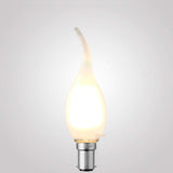 4W Flame Tip Candle LED Bulb B15 Frost in Warm White - LiquidLEDs™ - Candle Bulbs