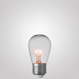 Vintage 11W Incandescent S14 Edison Light Bulb E27 - LiquidLEDs™ - Edison Bulbs